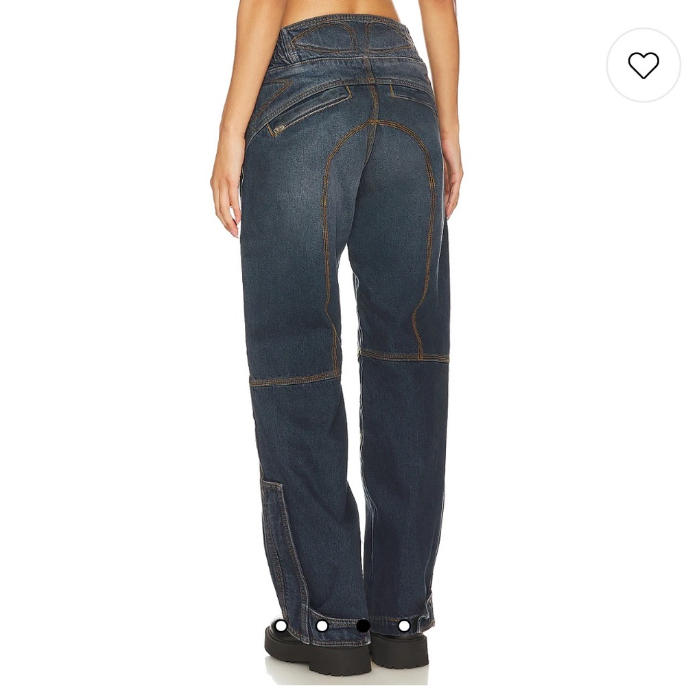 NWOT EB DENIM Moto in Bella Notte color Jean 26 - Picture 3 of 14